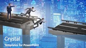  Presentation with instruction - PPT layouts having boss businessman giving wrong instruction background and a teal colored foreground