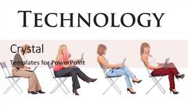  Presentation with laptop - PPT layouts with boss day - 4 laptop ladies background and a lemonade colored foreground