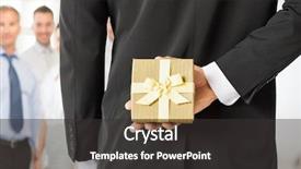  Presentation with holding hands - PPT theme enhanced with boss day - close up of man hands background and a dark gray colored foreground