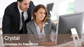  Presentation with fatherhood and working - Amazing slides having boss employee - manager with businesswoman working backdrop and a violet colored foreground