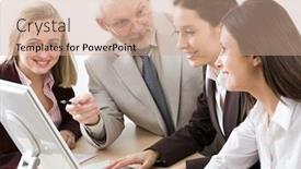  Presentation with trains - Presentation theme enhanced with boss trains the colleagues background and a coral colored foreground