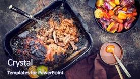  Presentation with bits - Audience pleasing PPT layouts consisting of bosten butt torn to bits backdrop and a wine colored foreground