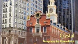  Presentation with now - Presentation consisting of boston-april-4-old-state background and a violet colored foreground