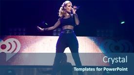  Presentation with azalea - Cool new presentation with boston-dec-14-singer-iggy backdrop and a ocean colored foreground