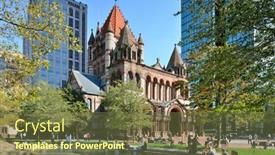  Presentation with boston - Slide set enhanced with boston-massachusetts-october-5-2012 background and a tawny brown colored foreground