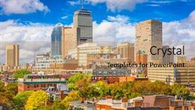  Presentation with orlando florida usa downtown city - Cool new theme with boston massachusetts usa downtown cityscape backdrop and a coral colored foreground