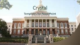  Presentation with boston - Theme with boston state capital with its background and a  colored foreground