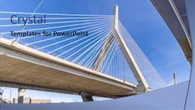  Presentation with boston - Slide deck featuring boston-zakim-bridge-over-charles background and a teal colored foreground