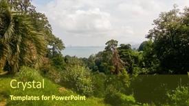  Presentation with botanical garden - Beautiful slides featuring botanical-garden-in-batumi-adjara backdrop and a tawny brown colored foreground