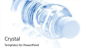  Presentation with pet - Beautiful presentation featuring botella de agua - pet bottle close-up backdrop and a white colored foreground