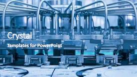  Presentation with machine assembly - Beautiful slide set featuring beautiful young mute swan cygnus backdrop and a gray colored foreground