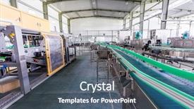  Presentation with power plant boiler - Amazing PPT theme having middle of a snow backdrop and a white colored foreground.