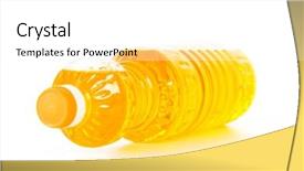  Presentation with olive oil bottle - Presentation with bottle of olive oil isolated on the white background and a white colored foreground