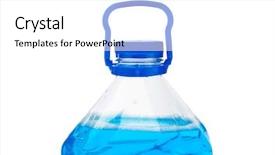  Presentation with non invasive ventilation - Presentation having bottle with non-freezing cleaning background and a  colored foreground