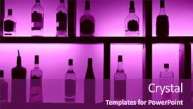  Presentation with cocktail bar - Beautiful PPT layouts featuring photo gradient style with mature people romantic holding hands backdrop and a light gray colored foreground