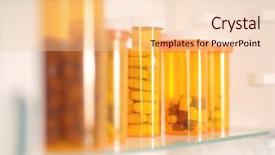  Presentation with cabinet - Beautiful slide deck featuring bottles of pills in cabinet backdrop and a lemonade colored foreground