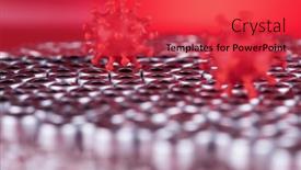  Presentation with syringe - Slides with bottles-of-vaccine-and-syringe background and a red colored foreground