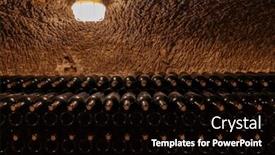  Presentation with hungary - PPT layouts enhanced with bottles-of-wine-in-old background and a black colored foreground