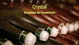  Presentation with cellar - Theme having bottles with wine in cellar closeup background and a wine colored foreground