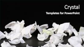  Presentation with white rose - PPT theme consisting of bottom borders - white rose petals on black background and a  colored foreground