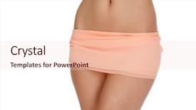  Presentation with black and white shapes - Amazing PPT layouts having bottom curved line - female shapes on white background backdrop and a lemonade colored foreground