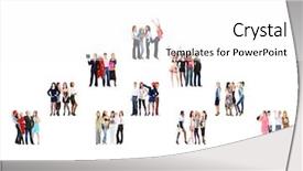  Presentation with corporate catering - Beautiful theme featuring bottom line - clerks compilation corporate teamwork backdrop and a white colored foreground