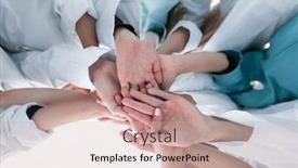  Presentation with unity - PPT layouts having bottom-view-group-of-diverse background and a soft green colored foreground