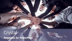  Presentation with group - PPT layouts having bottom-view-group-of-happy background and a ocean colored foreground