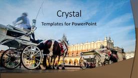  Presentation with bottom up - Presentation design with bottom view of bicycle parking background and a light blue colored foreground