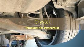  Presentation with wheel - Theme having bottom-view-of-the-wheel background and a coral colored foreground