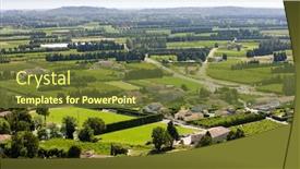  Presentation with france - Slides consisting of boulbon-provence-france background and a tawny brown colored foreground