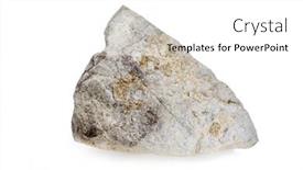 Presentation with boulder - Slide deck featuring boulder-rock background and a white colored foreground