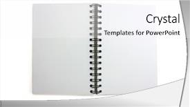  Presentation with bound - Cool new PPT theme with bound - photo of an open isolated backdrop and a white colored foreground