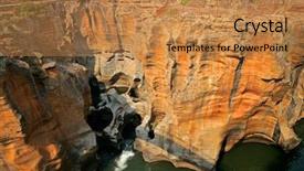  Presentation with africa - Cool new presentation theme with bourke's luck potholes backdrop and a coral colored foreground