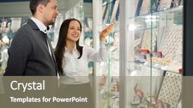  Presentation with helping man mouintain - Cool new PPT layouts with boutique consultant - man with assistant help choosing backdrop and a  colored foreground