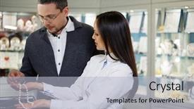  Presentation with helping man mouintain - Audience pleasing slide set consisting of boutique consultant - man with assistant help choosing backdrop and a  colored foreground