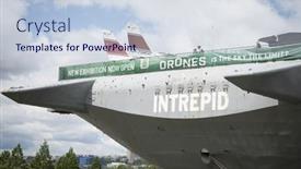  Presentation with fleet - Slides enhanced with bow-of-the-intrepid-sea background and a lemonade colored foreground