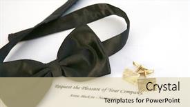  Presentation with gold black - Cool new theme with bow tie gold cufflinks backdrop and a lemonade colored foreground