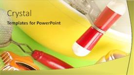  Presentation with baking - Slides consisting of bowl-and-baking-supplies background and a yellow colored foreground