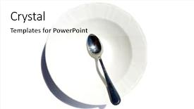  Presentation with bowl - Slide set featuring bowl empty white bowl white background and a white colored foreground