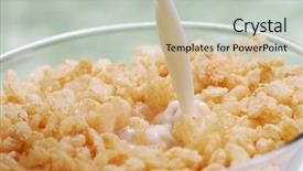  Presentation with amul milk - Presentation featuring sweet corn in bowl on wooden table background and a yellow colored foreground