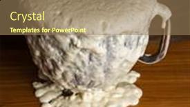  Presentation with pancake - Slides enhanced with bowl-full-of-rising-pancake background and a coral colored foreground