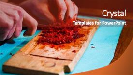  Presentation with hookah smoke - Slides consisting of bowl of a hookah background and a tawny brown colored foreground