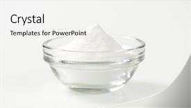  Presentation with cooking templeat - Cool new PPT layouts with bowl of cooking soda backdrop and a white colored foreground