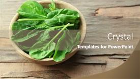  Presentation with spinach - 