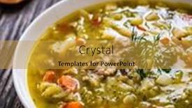  Presentation with cabbage - Presentation with bowl-of-hot-cabbage-soup background and a  colored foreground