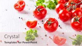  Presentation with tomato ketchup - Cool new PPT theme with bowl-of-ketchup-or-tomato backdrop and a lemonade colored foreground