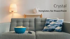  Presentation with confusion path - Slide set having bowl-of-popcorn background and a light gray colored foreground