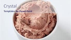  Presentation with liver - Cool new slides with bowl-of-smooth-liver-pate backdrop and a sky blue colored foreground