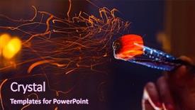  Presentation with hookah - Cool new slide set with bowl of the hookah backdrop and a wine colored foreground